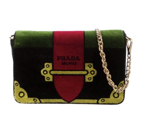 prada velvet ricamo bag|Prada original bags prices.